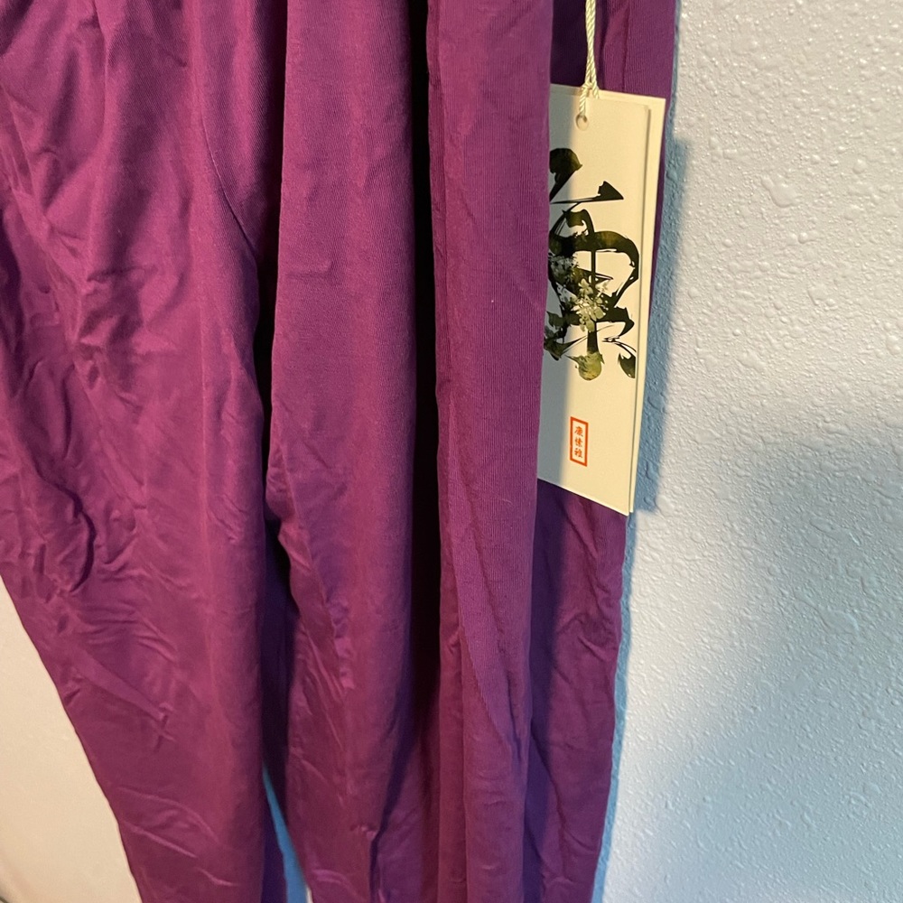 Brand new Belly Dance harem pants in purple. Size large.